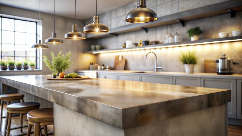 Concrete Countertop Pouring in Sonoma County, CA